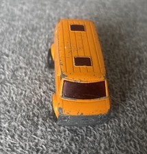 Matchbox Lesney Superfast 68 Chevy Van in rarer Orange, Cherry Windows