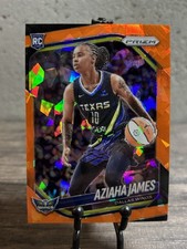 2025 Panini Prizm WNBA - Aziaha James #83 Orange Ice Prizm (RC)-Fast Ship-NM!