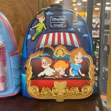 Disney Parks WDW Peter Pan's Flight Pirate Ship Loungefly Mini Backpack