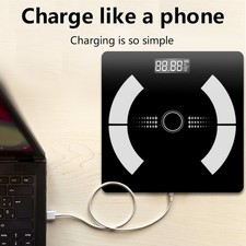 Digital Bathroom Scales Weights Bluetooth Smart Body Fat BMI Monitor APP Muscle