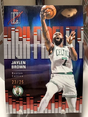 2025 Topps Signature Jaylen Brown Red (RAW)
