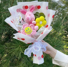 Peluche bouquet Winnie the pooh regalo San Valentino Laurea Compleanno