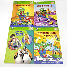 Leap Frog Tag Book Lot of 4 Short Vowels, Let...