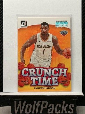 2022-23 Panini Donruss - Crunch Time Zion Williamson #3 Press Proof