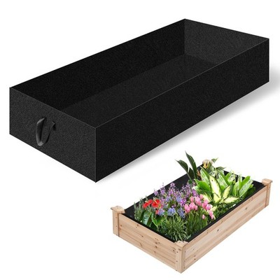 1PCS Raised Garden Bed Liner Fabric Raised Garden Bed Breathable Drainage Rec...
