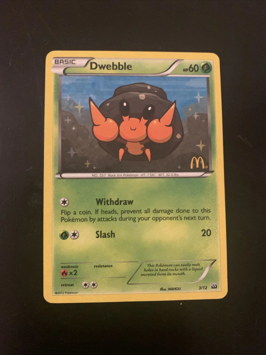 2012 mcdonald's pokemon cards Woobat - 7/12 - McDonald's Promos 2012 - Pokemon