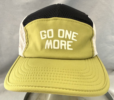BPN Go One More 5 Panel Hat Limited Edition Running Hiking Endurance Cap Green