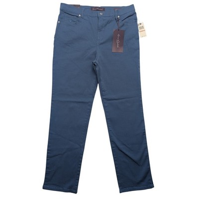 NWT Gloria Vanderbilt Amanda Jeans Women 12 Blue Tapered High Rise Ultra Stretch