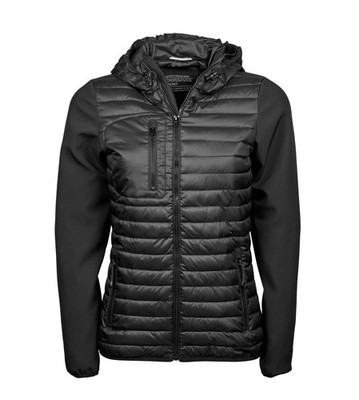 Tee Jays Damen Crossoverjacke mit Kapuze (9629)