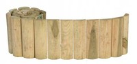 Garten-Palisaden-Rollzaun Aus Holz, 4,6 X 40 X 200 Cm