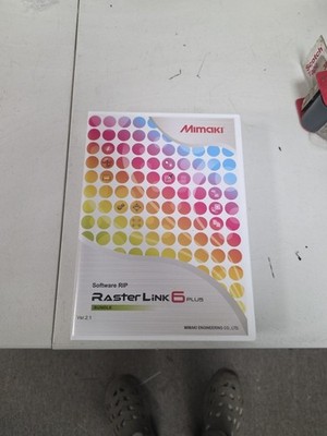Original Ver2.1 Raster Link 6 Plus Rip Software with CD for Mimaki Printer