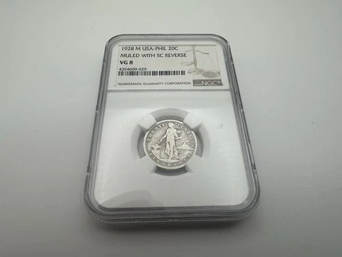1928 Mexico 20 Centavos Silver — photo from the most recent tracked eBay sale