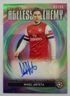 2024-25 Topps Merlin Arsenal Mikel Arteta Green /99 Autograph Card