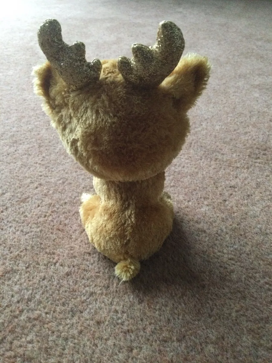 Ty Beanie Boo Boos Glitzy the Christmas Reindeer eBay