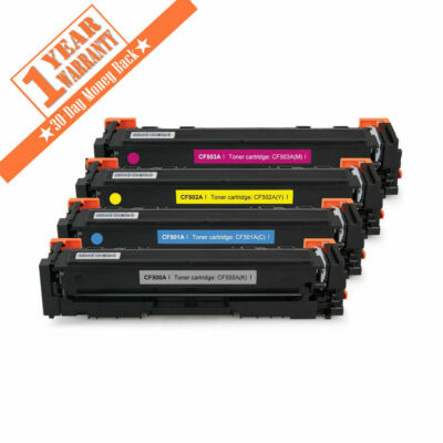 4PK CF500A 202A Toner Compatible for HP Color LaserJet Pro MFP M281fdw M254dw