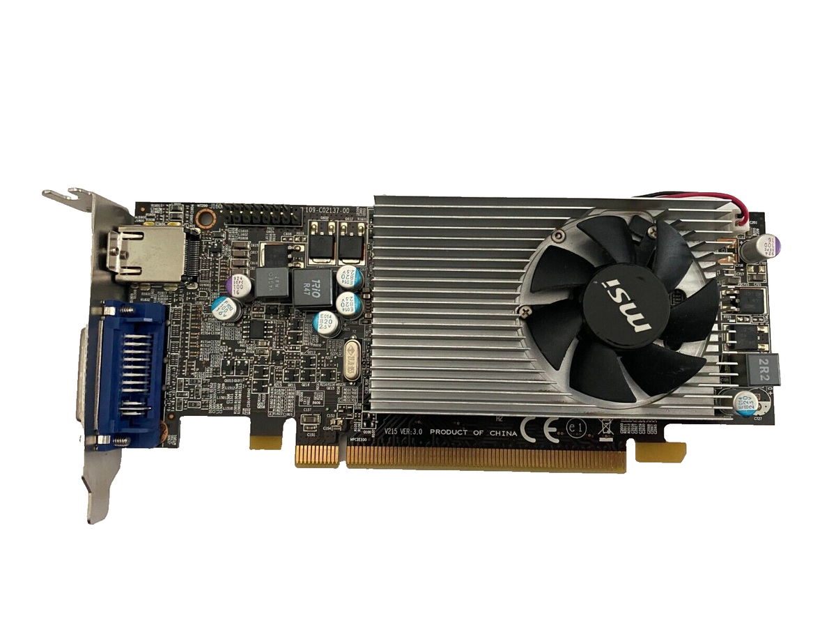 MSI ATI Radeon HD 5570 1GB PCIE Video Graphics Card GPU R5570-MD1G