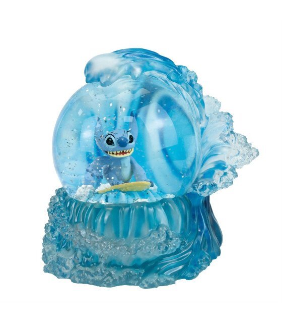 Figurine Stitch Disney Showcase Boule à Neige Surf 10cm Enesco