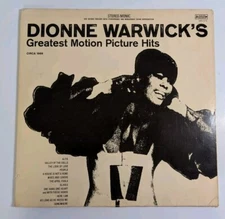 1969 Dionne Warwick Greatest Motion Picture Hits Vinyl Record R&B Soul