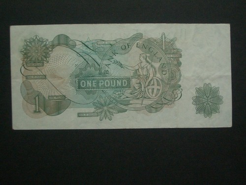 ** LOOK**GB 'BN01' **Billete de banco 1970 de £1 página******** - Imagen 4 de 6