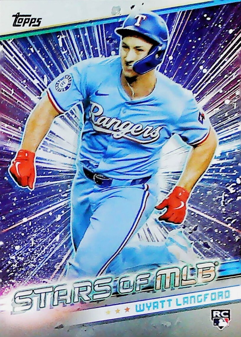 2024 TOPPS UPDATE STARS OF MLB SMLB-85 WYATT LANGFORD TEXAS
