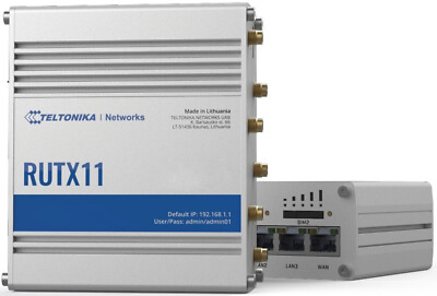 Teltonika RUTX11000300 Industrial Cellular Router; Europe Africa Brazil Malaysia
