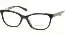 NEW BURBERRY B 2232-F 3001 SHINY BLACK EYEGLASSES GLASSES FRAME 53-17-140mm