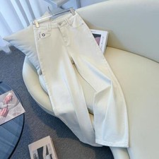 Jeans Women's Autumn Drop Light Color Loose Wide Leg Pants