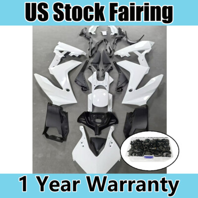 Unpainted White Body Fairing Kit with Bolts For Honda CBR650R Cbr650r 2024 2025