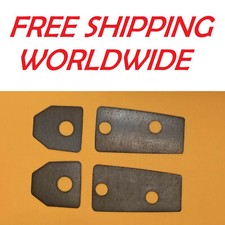 Set 4 guarnizioni in gomma cerniera parabrezza Land Rover Defender e serie