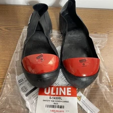 U-line Rubber Slip On Steel Toe Safety Protective Shoe Boot Sz Large  10/11 Men