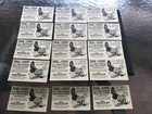 Lot of 15 Jefferson 1c Postage Cards Wolverine Shell Horsehide Shoes Advertisers — photo 1