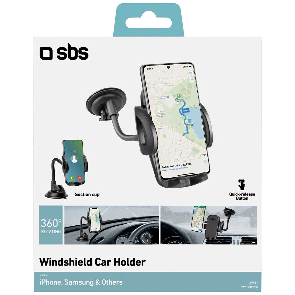 sbs mobile Universalhalterung für Autos für Smartphone bis zu 6 Saugnapf Han...