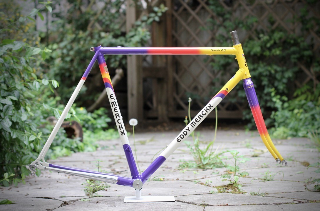 Eddy Merckx Strada Columbus Brain Frame 55 cm Purple