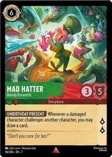Disney Lorcana Archazia's Island - 94 Mad Hatter Unruly Eccentric - Rare FOIL