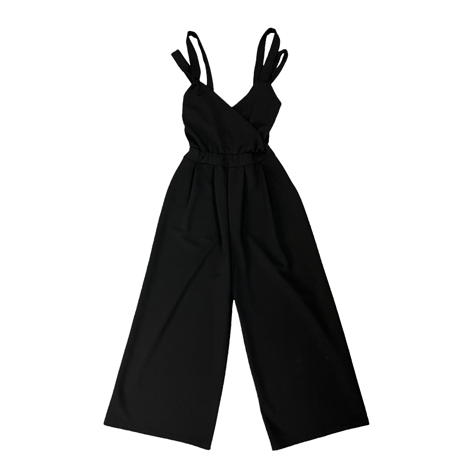 Mono negro de poliéster Boohoo & Rompers for Women