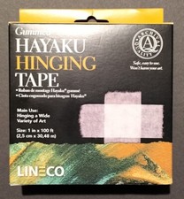 Lineco gummed Hayaku hinging tape (1 roll)