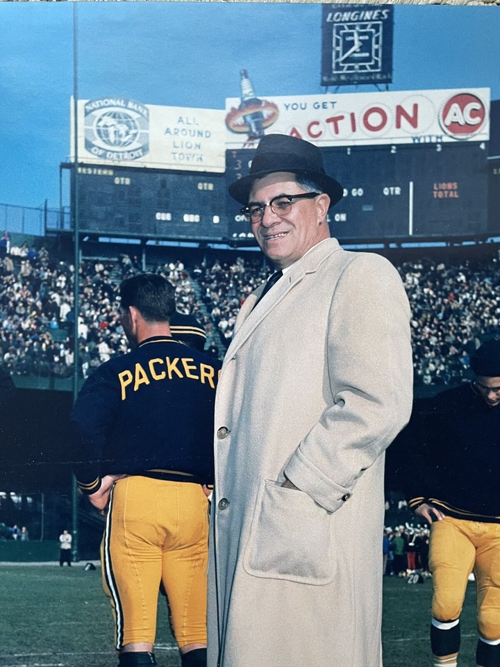Vince Lombardi Rare 16x20 photo off Original negative Green bay Packers ...