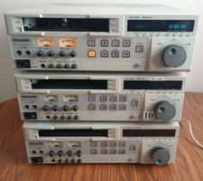 3  Panasonic AG-7350-P Professional SVHS/VHS VCR/Video Recorder  AS IS