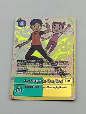 Digimon TCG Einzelkarte Henry Wong & Shu-Chong Wong NM