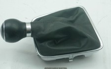 VW Golf Plus 5M Schalthebelknopf Schaltsack Leder schwarz 6-Gang 