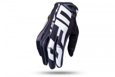 Handschuhe Motorrad Cross Enduro MTB Kart Mini Quad UFO Plast 2022 Blaze Sw Grau