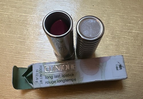 Clinique Discontinued Long Last Lipstick Shade AR I Do New Boxed - Picture 3 of 7