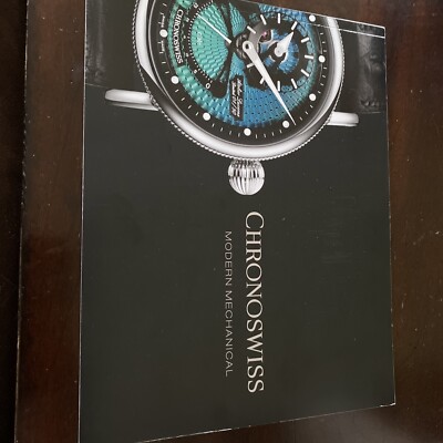 Chronoswiss 2021 Modern Mechanical Wristwatch Catalog 58 Pages And Price List