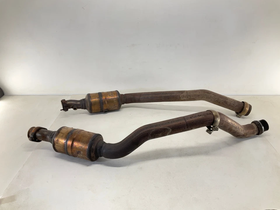 15-16 MERCEDES-BENZ GL-Class GL550 Rear Left & Right Exhaust Pipe Line - Image 3 of 4