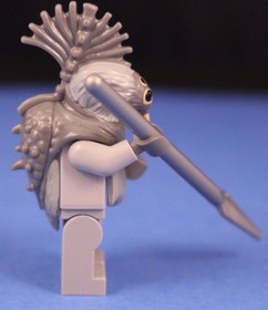 LEGO&reg; brick STAR WARS&trade; 8085 TAI-SEN&trade; Minifigure Alien Talz Male Chieftain +Spear