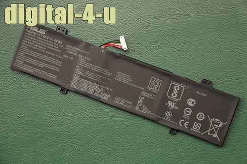 NEW Genuine C31N1733 0B200-02970000 Battery For ASUS VivoBook Flip 14 TP412UA - 第 1/2 張圖片