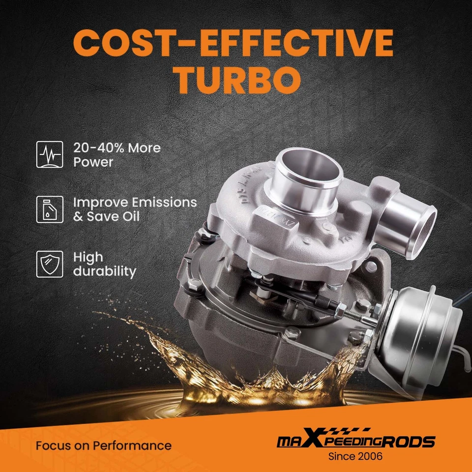 Cargador turbo GTB1649V para Hyundai Tucson JM Kia Sportage II 2.0 CRDi 2005- Foto 3 de 4