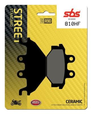 SBS 810 HF CERAMIC FRONT BRAKE PADS FOR CECTEK 500 EFI GLADIATOR 2009 - 2013