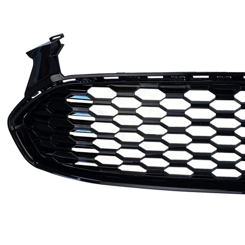 For 2013-2016 Ford Fusion Front Upper Bumper Grille Honeycomb Grill Gloss Black - Foto 21 di 22