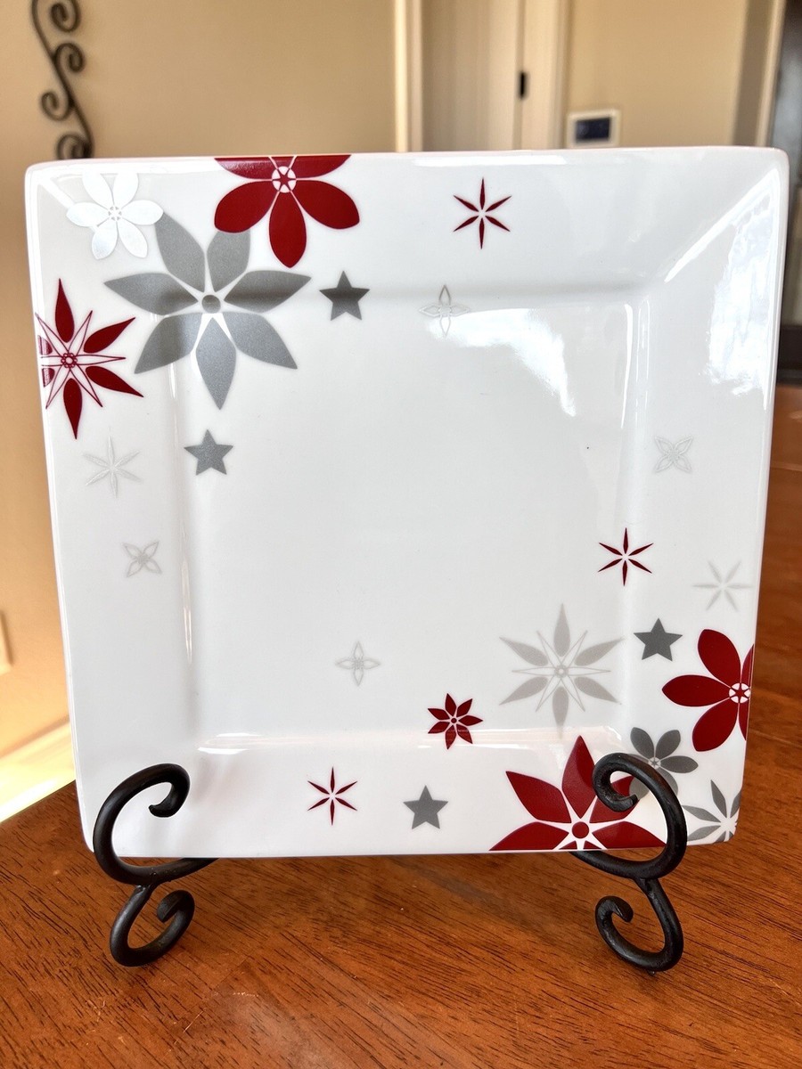 Square Plates Food Network Plates White Food Network LINZER STAR